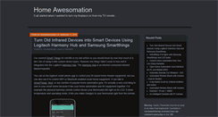 Desktop Screenshot of homeawesomation.com