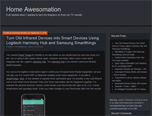 Tablet Screenshot of homeawesomation.com